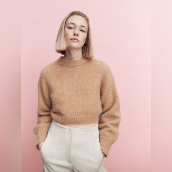 NWT ZARA HIGH-WAISTED PANTS - Picture 2 of 7